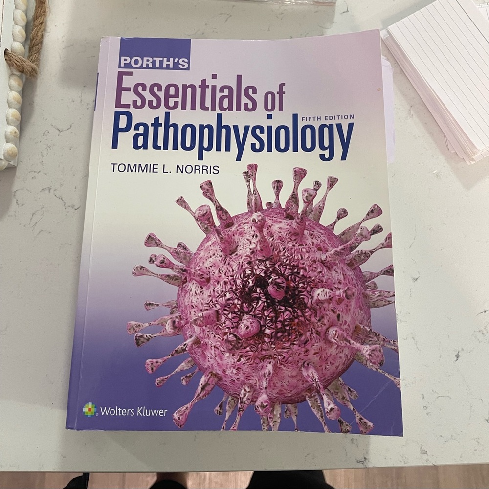 Porth’s essential of pathophysiology paperback book